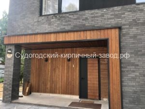 черный кирпич, темные дома, коттедж премиум